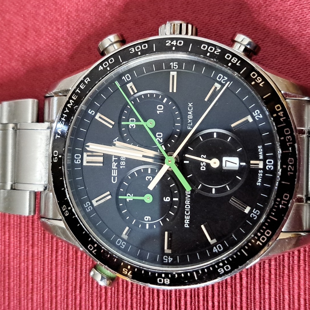Certina DS-2 flyback